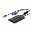 StarTech KVM Console to USB 2.0 Portable Laptop Crash Cart Adapter, Compact Notebook/Netbook KVM to USB Portable KVM Console, TAA