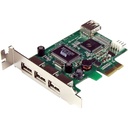 StarTech 4-port PCI Express LP USB Adapter Card, TAA