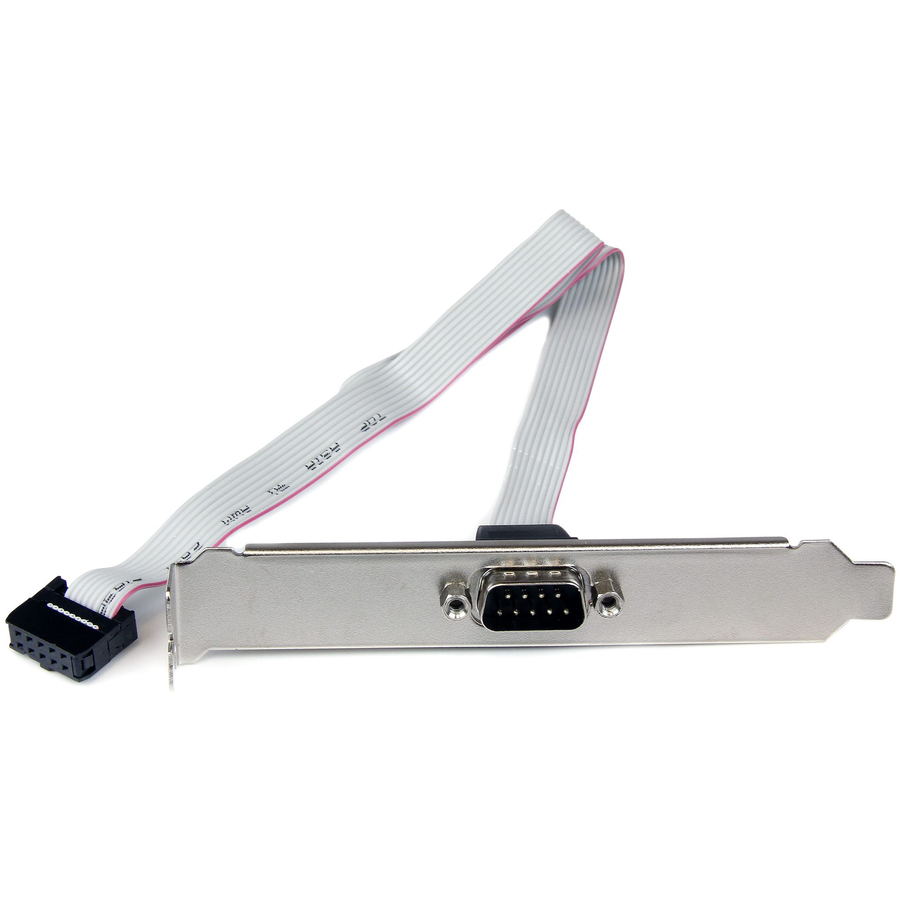 StarTech 9-pin Serial to 10-pin Header Slot Plate - Serial panel - DB-9 (M) - 10 pin IDC (F) - 41 cm