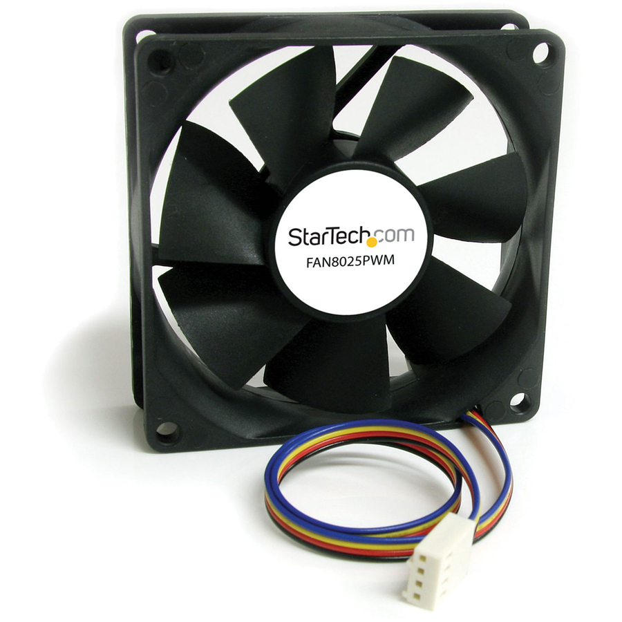 StarTech 80x25mm Computer Case Fan with PWM - Pulse Width Modulation Connector