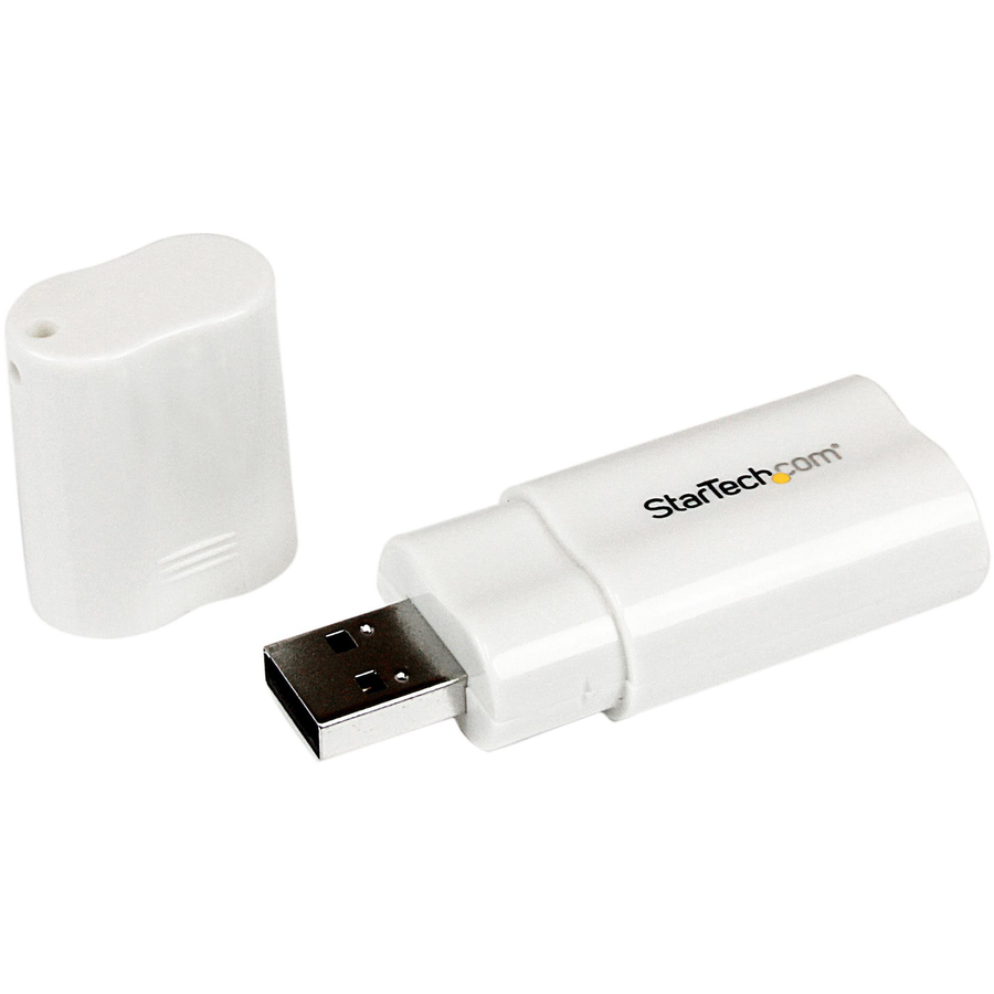 StarTech USB 2.0 to Audio Adapter, Sound card, stereo, Hi-Speed USB, TAA