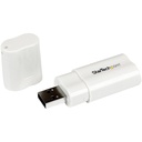 StarTech USB 2.0 to Audio Adapter, Sound card, stereo, Hi-Speed USB, TAA