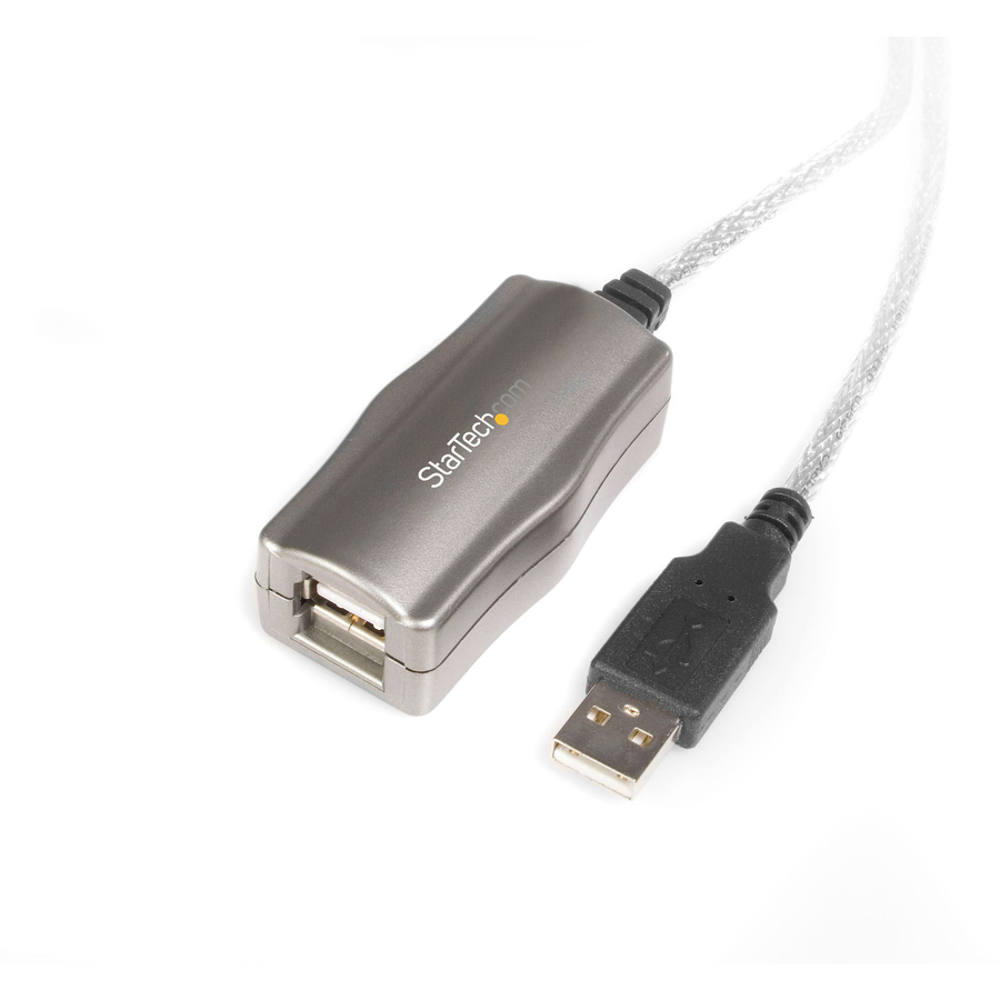 StarTech 15 ft USB 2.0 Active Extension Cable - M/F