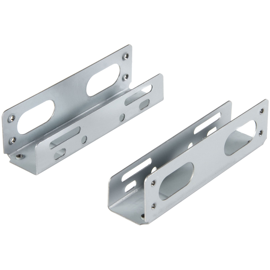 StarTech 3.5in Universal Hard Drive Mounting Bracket for 5.25in Bay, 5.25 to 3.5in Drive Adapter Bracket, Storage Bay Adapter, TAA