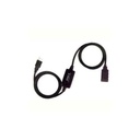 Unirise USB Data Transfer Cable - 15 ft USB Data Transfer Cable - First End: USB 2.0 Type A - Male - Second End: USB 2.0 Type A - Female