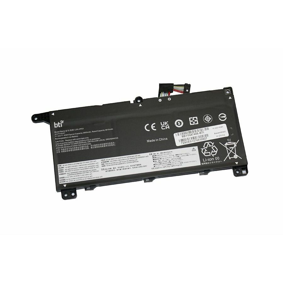 BTI 5B11N47485-BTI 11.55V 45WHR LI-ION BATTERY 5B11N47485, L22L3PE0, 5B11N47495, 5B11N47497, 5B11L67317, 5B11L67323, 5B11L67327, 5B11L67341, 5B11N47501, SB11N47467, SB11L67339, L22B3PE0, SB11L67331, THINKBOOK 14 G6 ABP, 14 G6 ABP 21KJ, 14 G6 IRL, 14 G6 IRL 21KG, 14 G7 ARP, 14 G7 ARP 21MV, 14 G7 IML