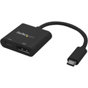 StarTech USB C to DisplayPort Adapter with 60W Power Delivery Pass-Through - 4K 60Hz USB Type-C to DP 1.2 Video Converter w/ Charging