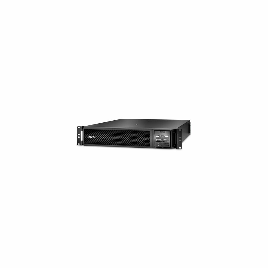 APC Smart-UPS On-Line, 3kVA, Rackmount 2U, 208V, 2x L6-20R+1x L6-30R NEMA outlets, Network Card, Extended runtime, W/ rail kit