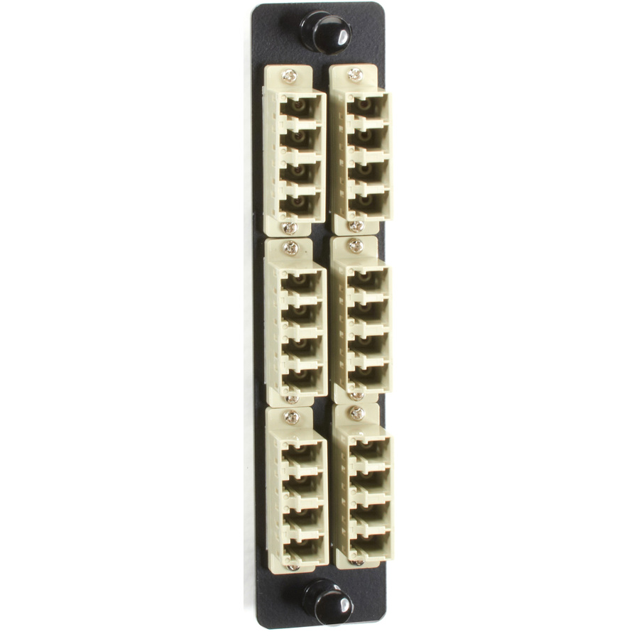 Black Box High-Density Multimode Fiber Adapter Panel - Ceramic Sleeve