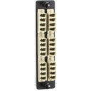 Black Box High-Density Multimode Fiber Adapter Panel - Ceramic Sleeve