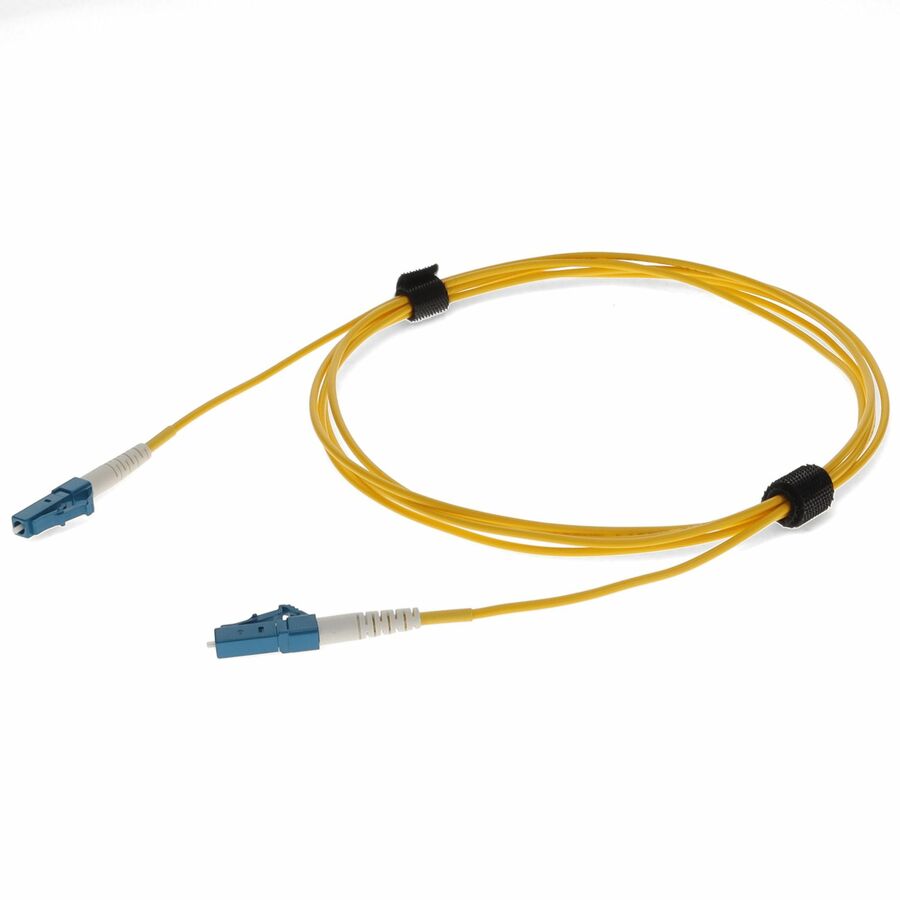 AddOn 2m Cisco 15454-LC-LC-2= Compatible LC (Male) to LC (Male) Yellow OS2 Simplex Fiber OFNR (Riser-Rated) Patch Cable