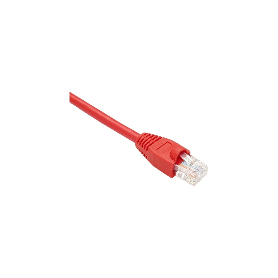 Unirise Cat.5e Patch Network Cable - 7 ft Category 5e Network Cable for Network Device - First End: 1 x RJ-45 Network - Male - Second End: 1 x RJ-45 Network - Male - Patch Cable - Shielding - Red