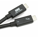 OWC 2.0M (78˘) Thunderbolt 4 (USB-C) Cable for Thunderbolt And USB-C Devices - Black