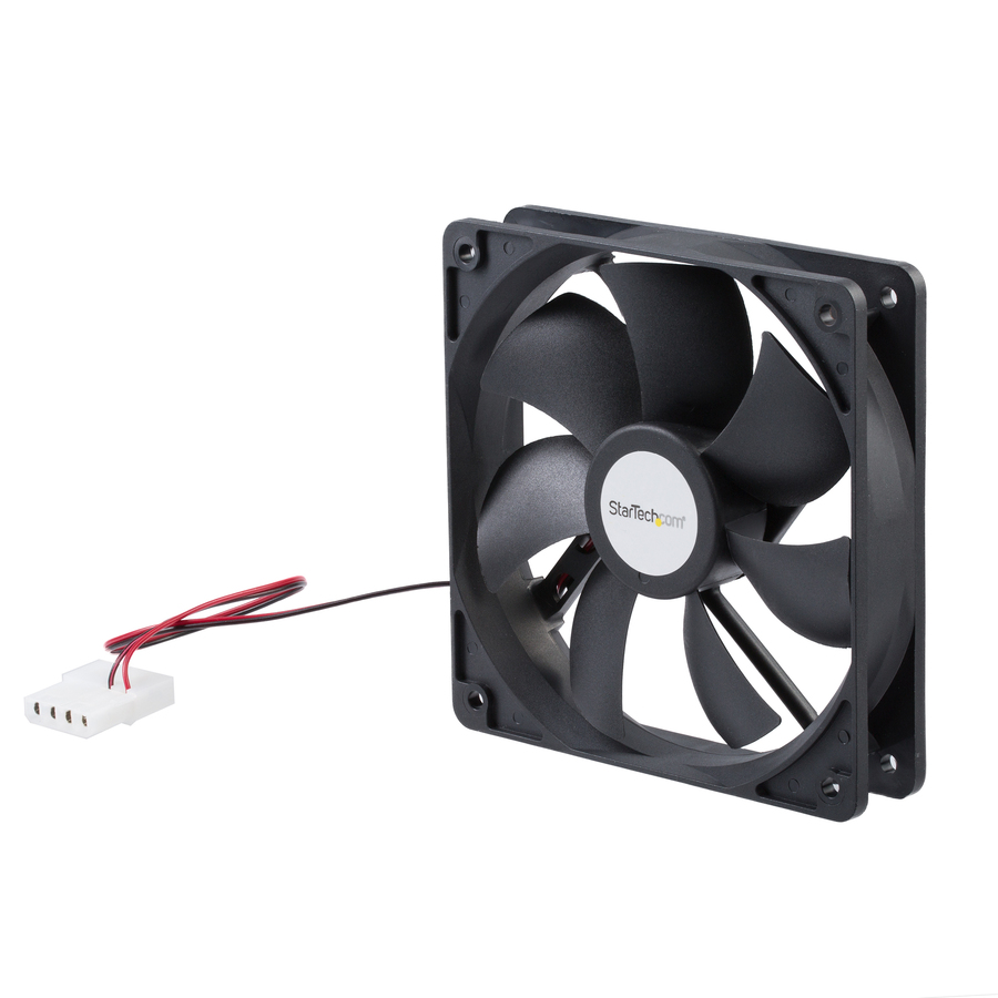 StarTech.com 120x25mm Dual Ball Bearing Computer Case Fan w/ LP4 Connector - System fan kit - 120 mm - Add additional chassis cooling with a 120mm ball bearing fan - pc fan - computer case fan - 120mm fan