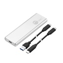 SIIG Drive Enclosure - USB 3.1 Type C Host Interface - UASP Support External - Silver