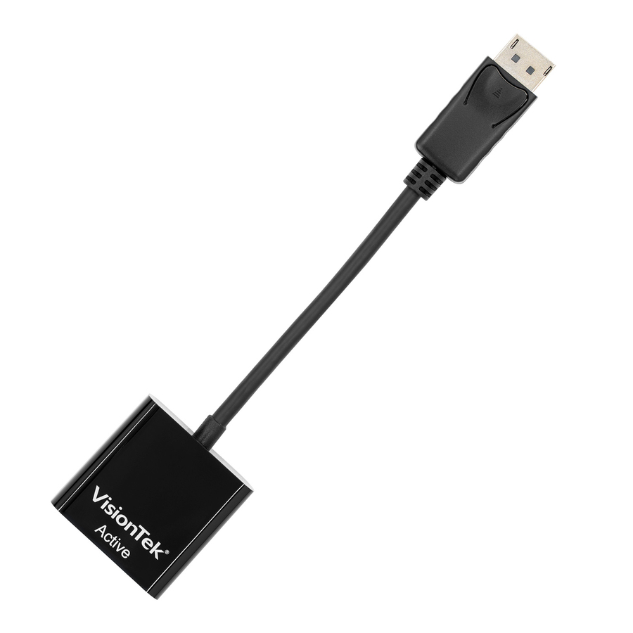 VisionTek DisplayPort to VGA Active Adapter (M/F)