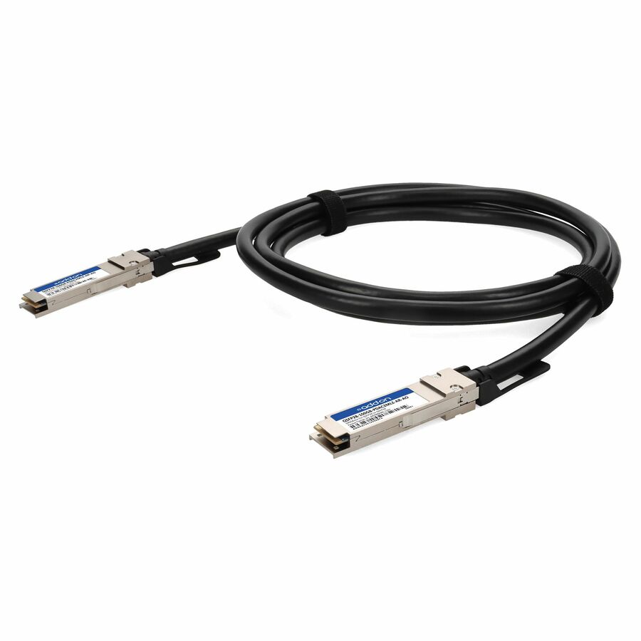 AddOn Arista Networks® Compatible TAA 100GBase-CU QSFP28 to QSFP28 Direct Attach Cable (Passive Twinax, 2m, Infiniband EDR, 30AWG, LSZH)