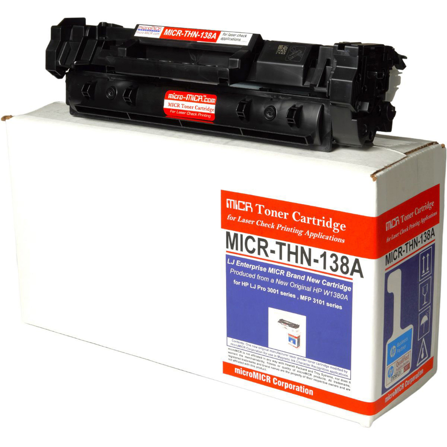 microMICR MICR Standard Yield Laser Toner Cartridge 138A, 138X (W1480A) - Black - 1 Each