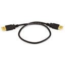 Monoprice 1.5ft USB 2.0 A Male to A Male 28/24AWG Cable (Gold Plated)