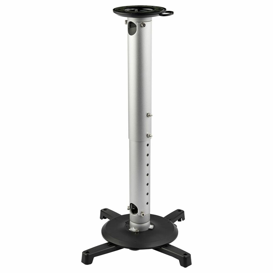 StarTech Universal Ceiling Projector Mount, Height Adjustable Hanging Pole Mount 5"-22.7" from Ceiling, 33lb (15kg), Tilt/Rotate, TAA