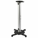 StarTech Universal Ceiling Projector Mount, Height Adjustable Hanging Pole Mount 5"-22.7" from Ceiling, 33lb (15kg), Tilt/Rotate, TAA