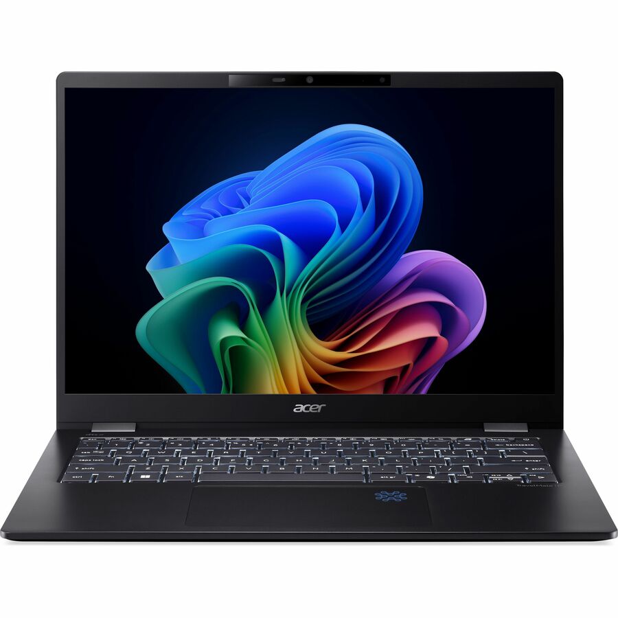 Acer TravelMate P6 14 AI TMP614-54 TMP614-54-56PB 14" Copilot+ PC Notebook - WQXGA+ - 120 Hz - Intel Core Ultra 5 226V - 16 GB - 1 TB SSD - English Keyboard - Black