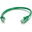C2G 7 ft Cat5e Snagless UTP Unshielded Network Patch Cable - Green - 7 ft Category 5e Network Cable - First End: 1 x RJ-45 Network - Male - Second End: 1 x RJ-45 Network - Male - Patch Cable - Green - 1
