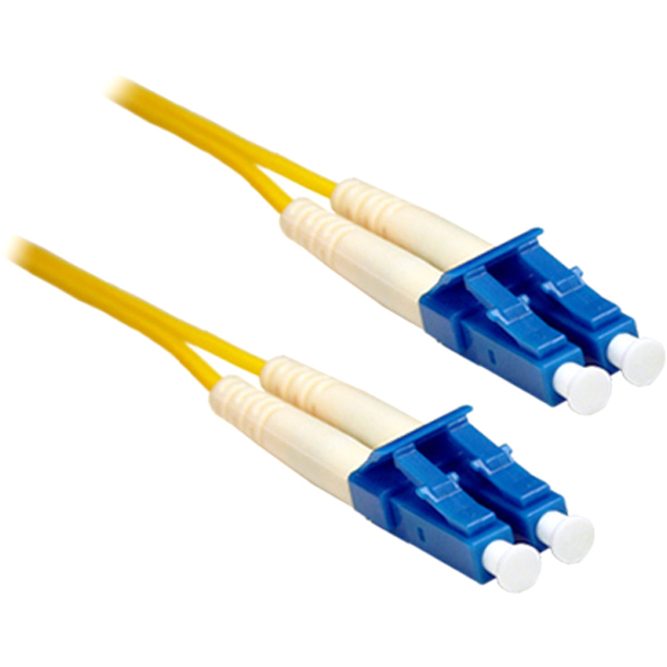 ENET 3M LC/LC Duplex Single-mode 9/125 OS1 or Better Yellow Fiber Patch Cable 3 meter LC-LC Individually Tested