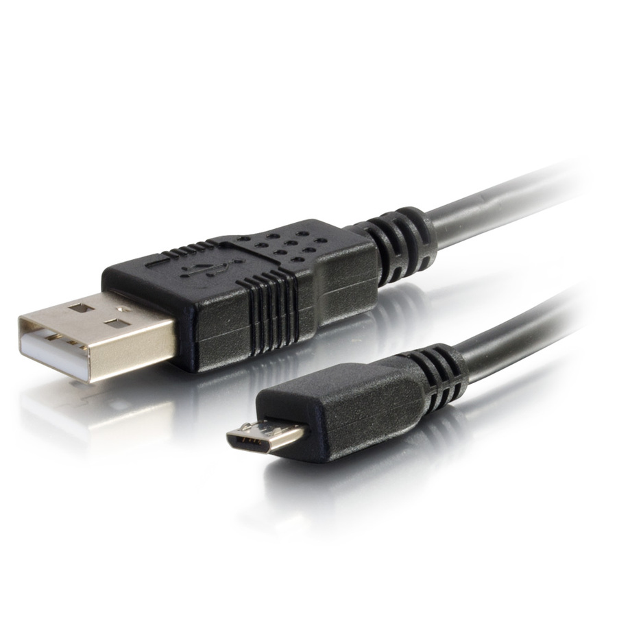 C2G 1ft USB Cable - USB Cable - USB A to USB Micro B - M/M