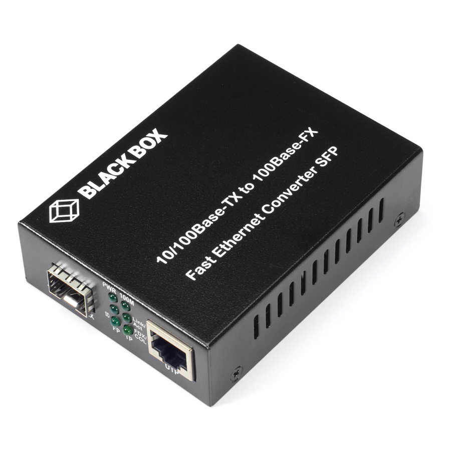 Black Box Pure Networking Fast Ethernet (100-Mbps) Media Converter