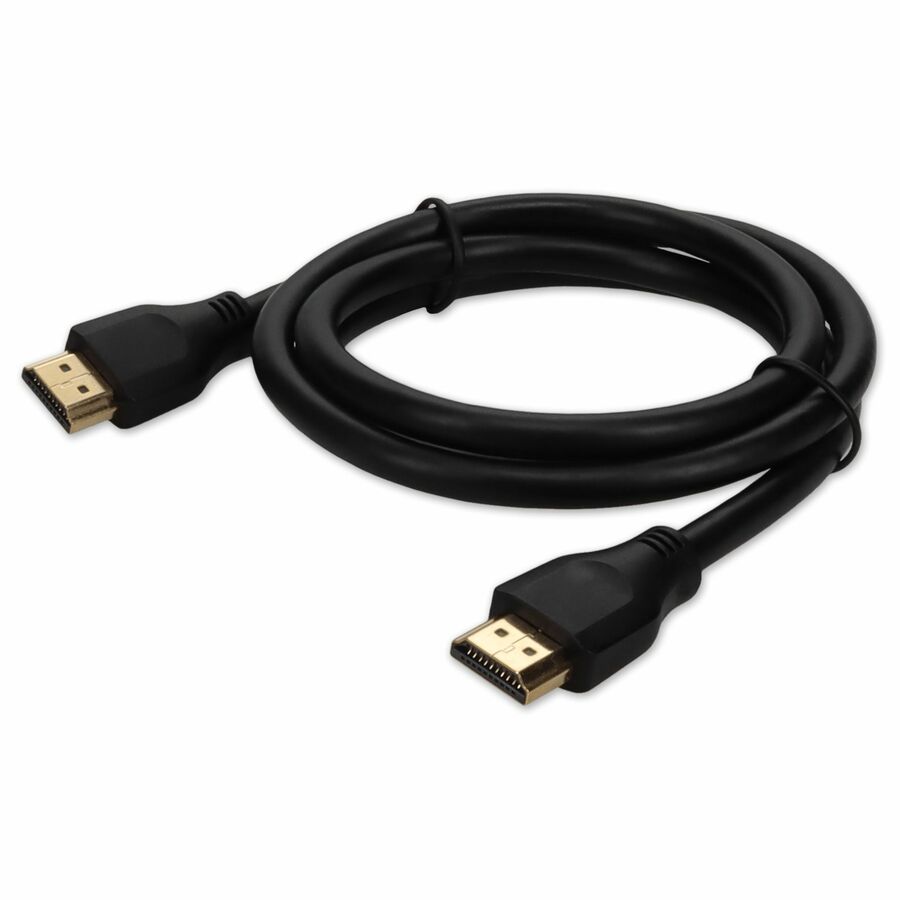 AddOn 1m HDMI Male to HDMI Male Black Cable For Resolution Up to 4096x2160 (DCI 4K)