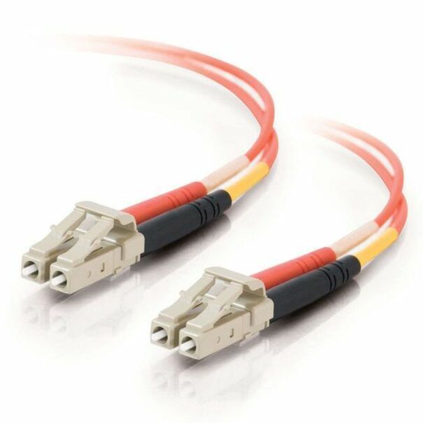 C2G 2m LC-LC 62.5/125 Duplex Multimode OM1 Fiber Cable - Orange - 6ft