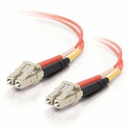 C2G 2m LC-LC 62.5/125 Duplex Multimode OM1 Fiber Cable - Orange - 6ft