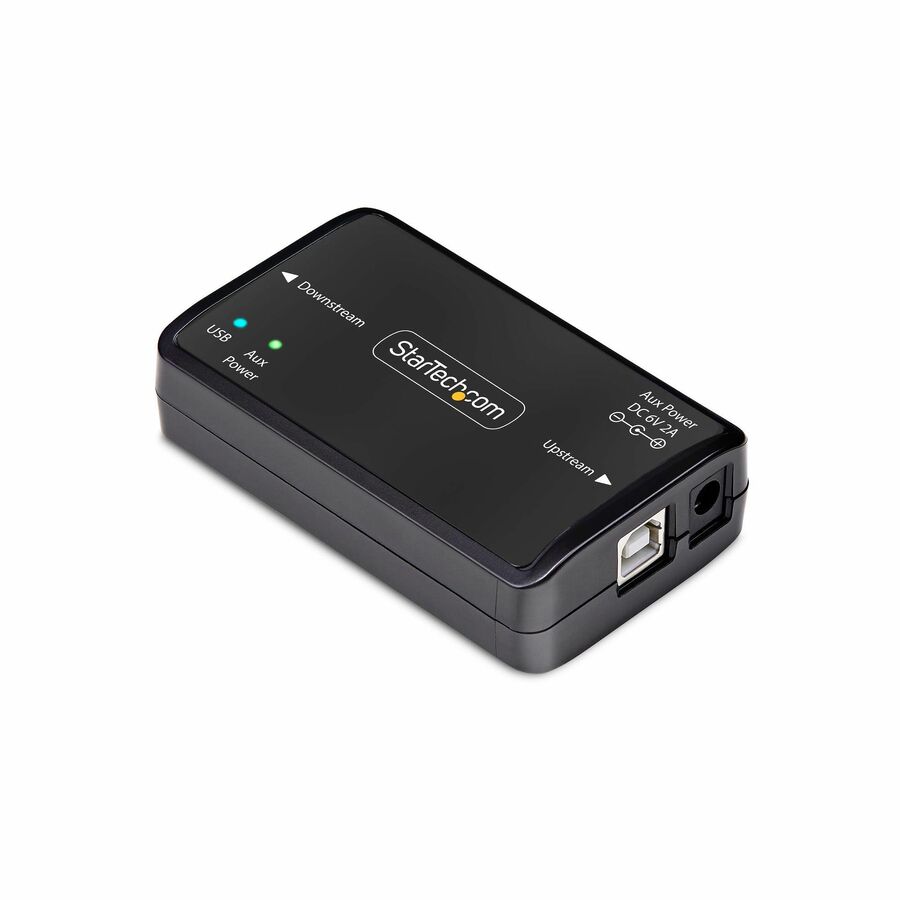 StarTech USB Galvanic Isolator Up To 6KV, Electrical Noise Isolator, IP40, DIN Rail Mount, Isolated Power Filter, USB 2.0 (12Mbps)/TAA