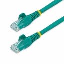 StarTech 8ft CAT6 Ethernet Cable - Green Snagless Gigabit - 100W PoE UTP 250Mhz Category 6 Patch Cord UL Certified Wiring/TIA