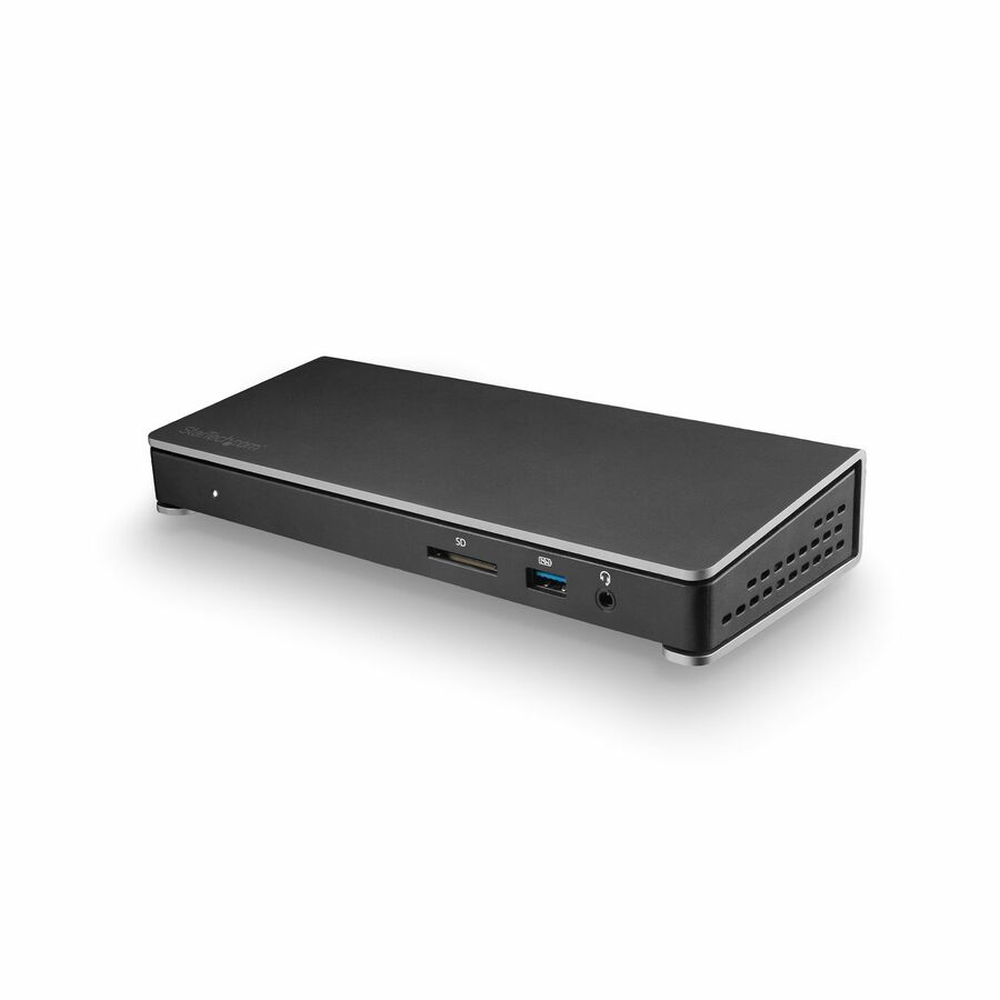 StarTech Thunderbolt 3 Dock - Dual Monitor 4K 60Hz TB3 Docking Station with DisplayPort - 85W Power Delivery, 6-Port USB 3.0, SD, GbE