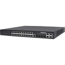 Intellinet Ethernet Switch - 24 Ports - Manageable - Gigabit Ethernet - 1000Base-T, 1000Base-X - 2 Layer Supported - Modular - 4 SFP Slots - 431.70 W Power Consumption - 370 W PoE Budget - Optical Fiber, Twisted Pair - PoE Ports - Rack-mountable, Desktop - 3 Year Limited Warranty