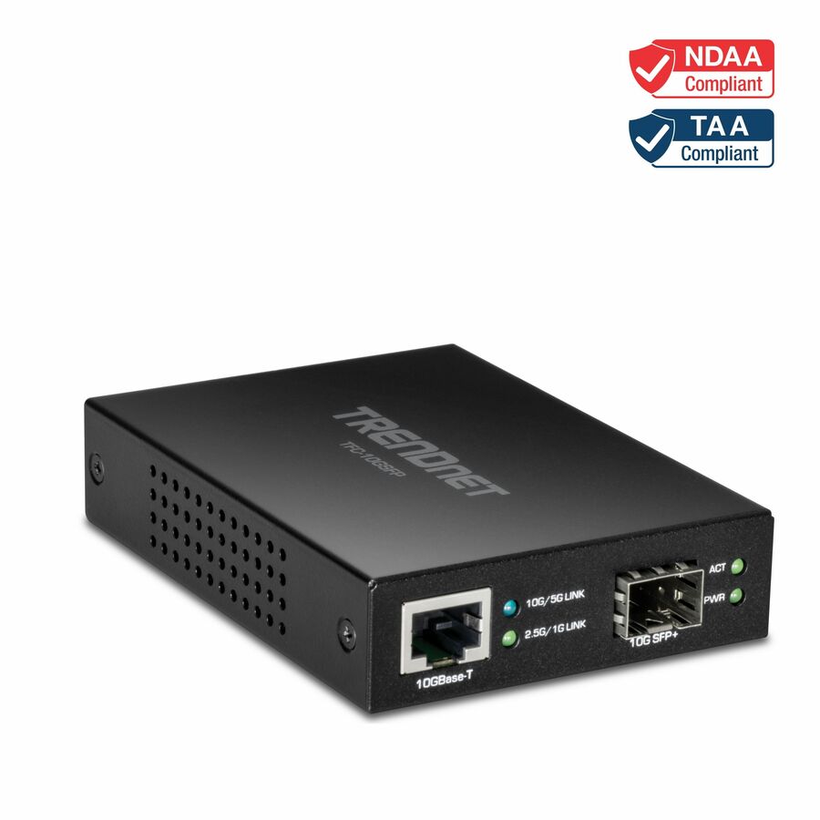 TRENDnet 10GBase-T to SFP+ Fiber Media Converter