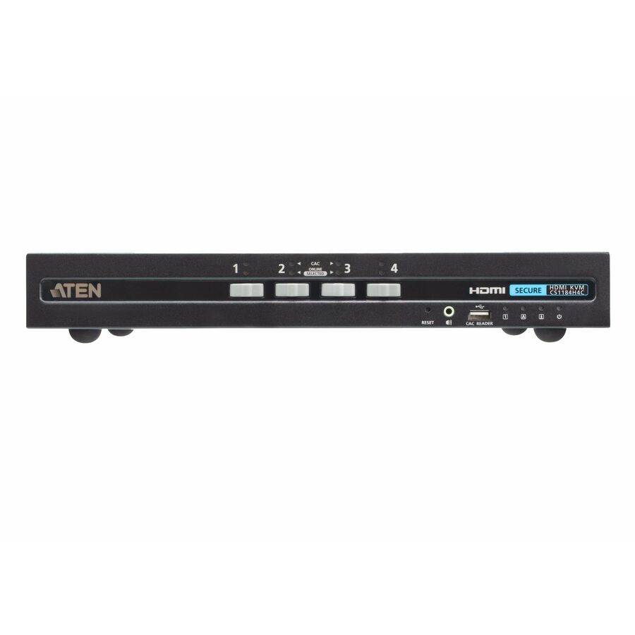 ATEN 4-Port USB HDMI Secure KVM Switch with CAC (PSD PP v4.0 Compliant)