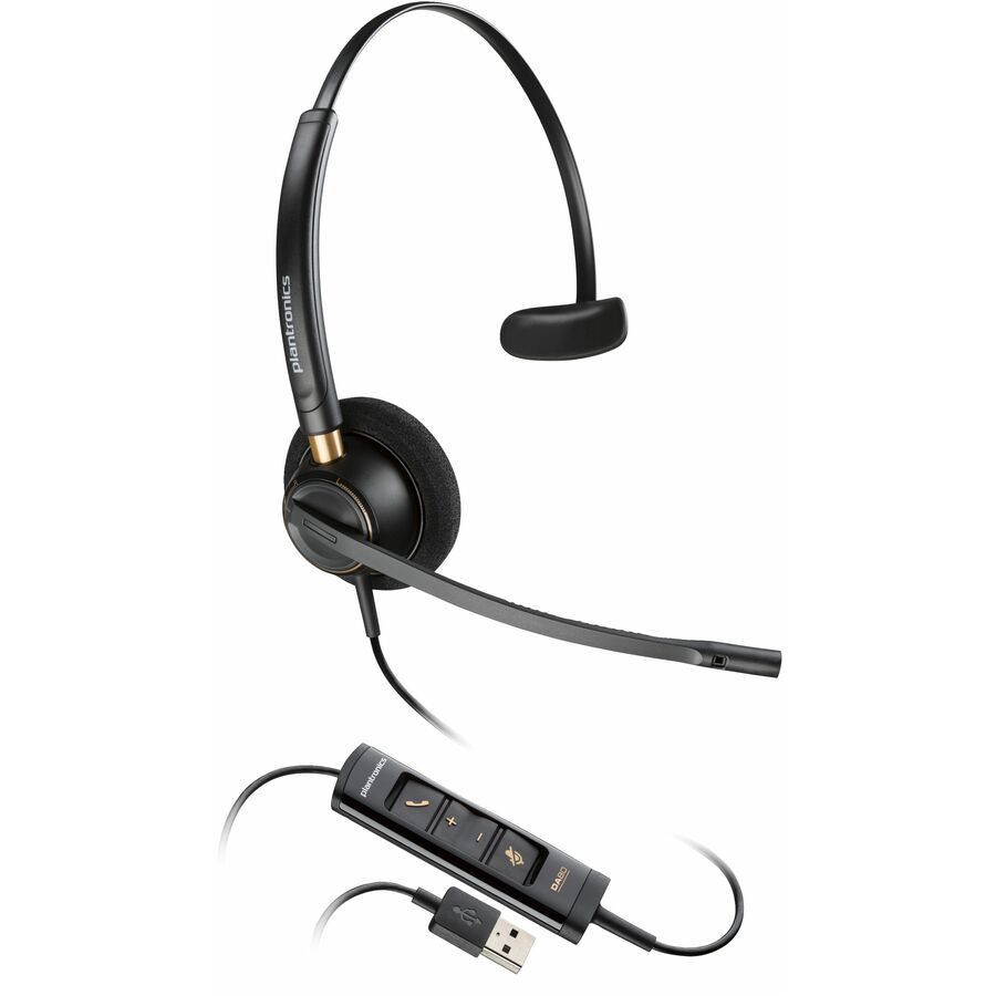 Poly EncorePro 515 Microsoft Teams Certified Monoaural with USB-A Headset