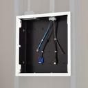 Chief Proximity In-Wall Storage Box with White Flange - White