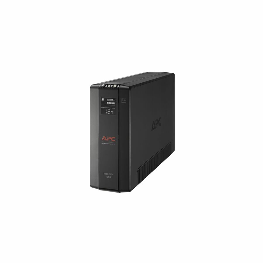 APC Back-UPS 1350, Compact Tower, 1350VA, 120V, AVR, LCD, 10 NEMA outlets (5 surge)