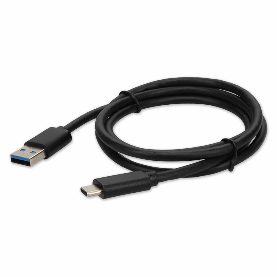AddOn 5-Pack of 1m USB 3.1 (C) Male to USB 3.0 (A) Male Black Cables
