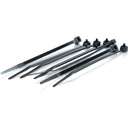 C2G 7.5in Cable Ties - Black - 100pk - Cable Tie - Black - 7.50" Length - 100 Pack - TAA Compliant