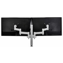 Atdec Modular AWMS-2-4640-F-S Desk Mount for Monitor, Flat Panel Display, Curved Screen Display - Silver