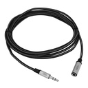 SIIG Woven Fabric Braided 3.5mm Stereo Aux Cable (M/F) - 2M