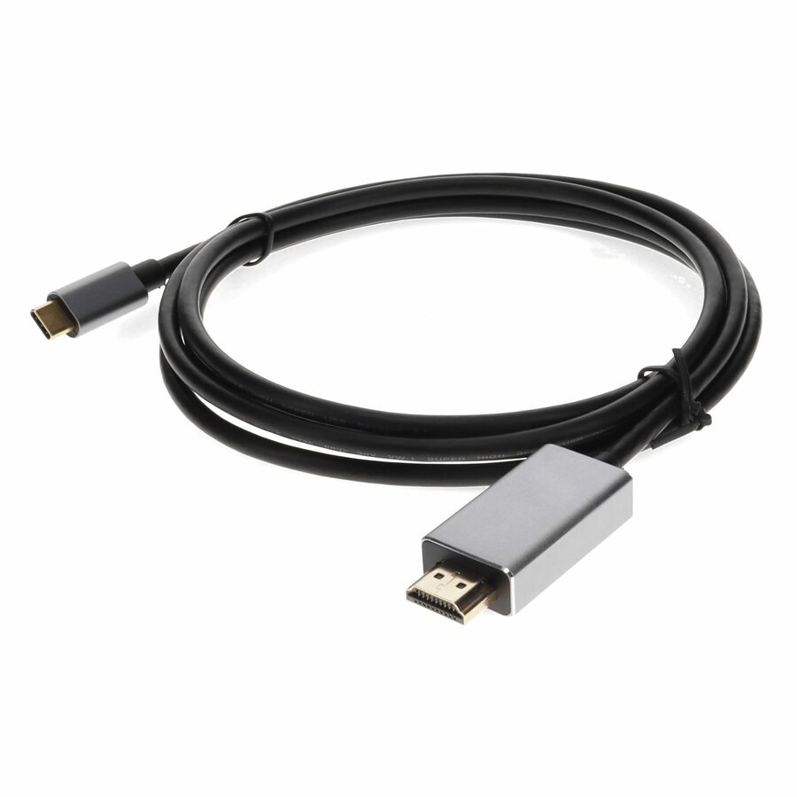 AddOn USB-C Male to HDMI (4K) Male Adapter with Aluminum Housing