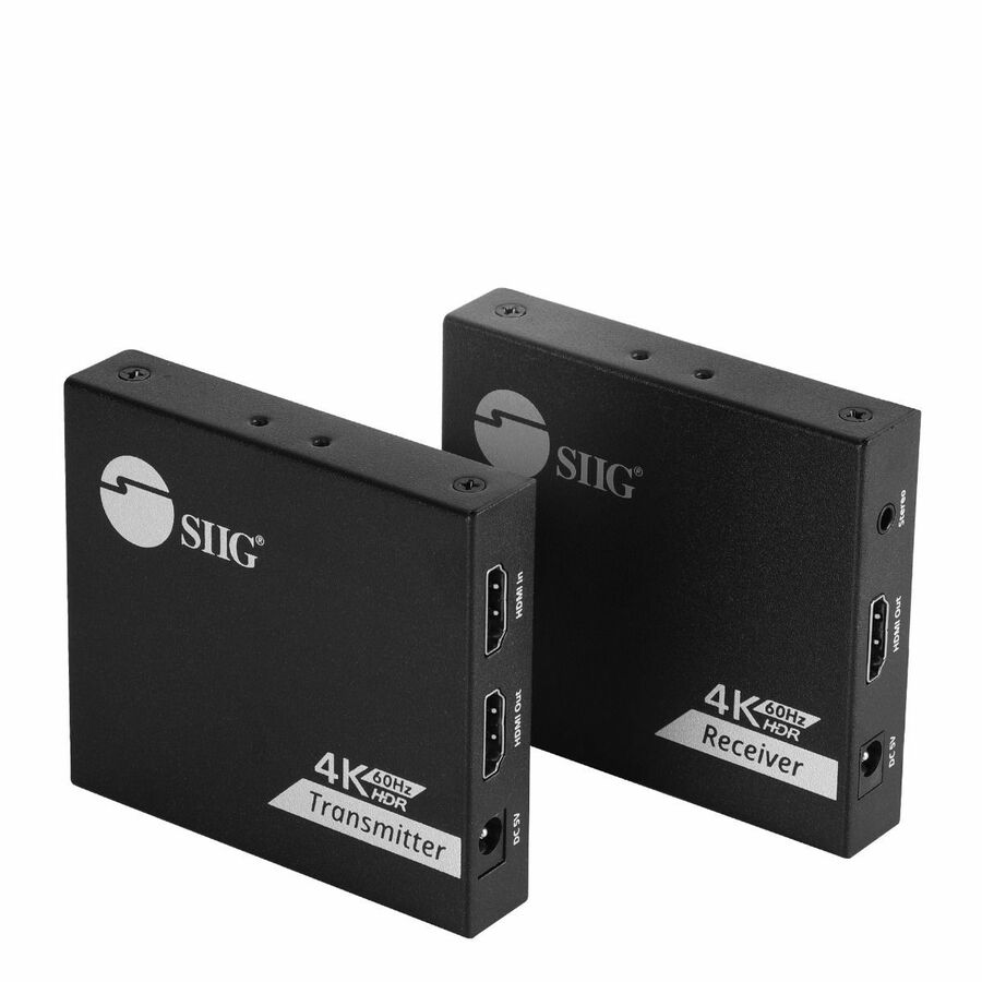 SIIG 4K 60Hz HDMI Over Cat6 Extender with Loopout & IR