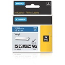 Dymo White on Blue Color Coded Label