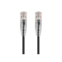 Monoprice SlimRun Cat6 28AWG UTP Ethernet Network Cable, 10ft Black